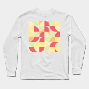 Modern Geometric (Fruit Cocktail) Long Sleeve T-Shirt